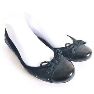 Sam Edelman Black Quilted Flats